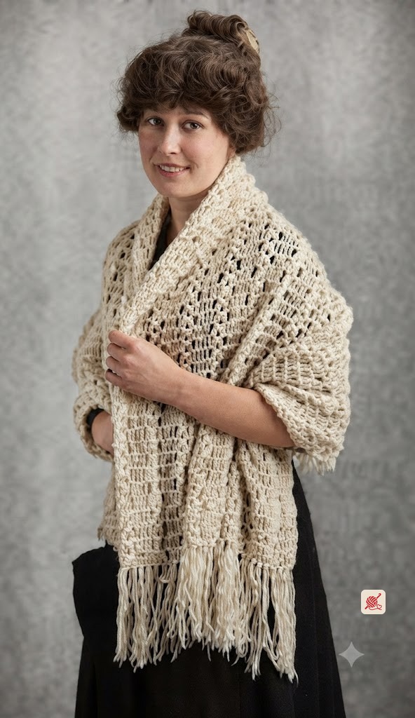 Scarf Pattern (Woolco Shell Treble)