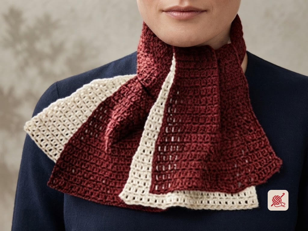 Twin Scarf Pattern #281