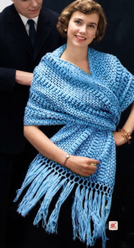 Concerto Shawl crochet pattern