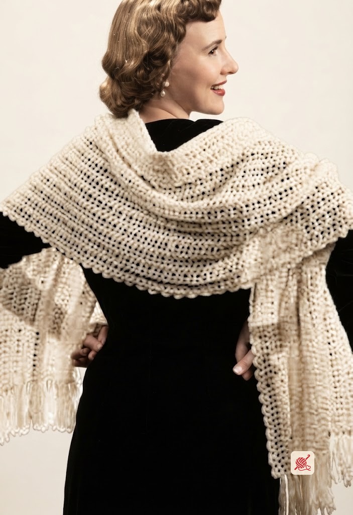 Shellstitch Stole Pattern #374