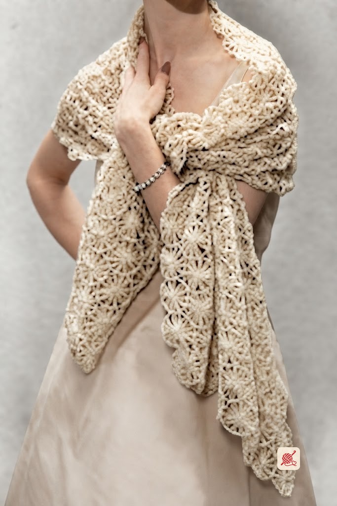 Stole of Daisies Pattern