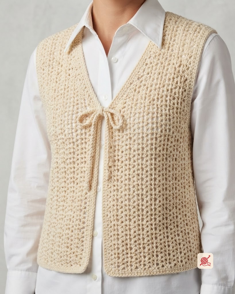Shell Stitch Vest Pattern