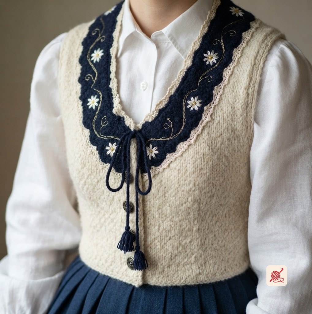 Peasant Gal Vest Pattern #1290