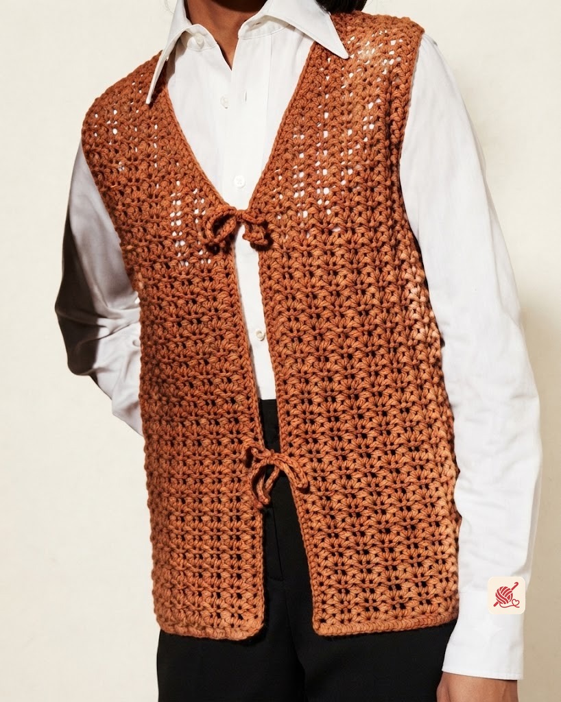 Shell Stitch Vest Pattern