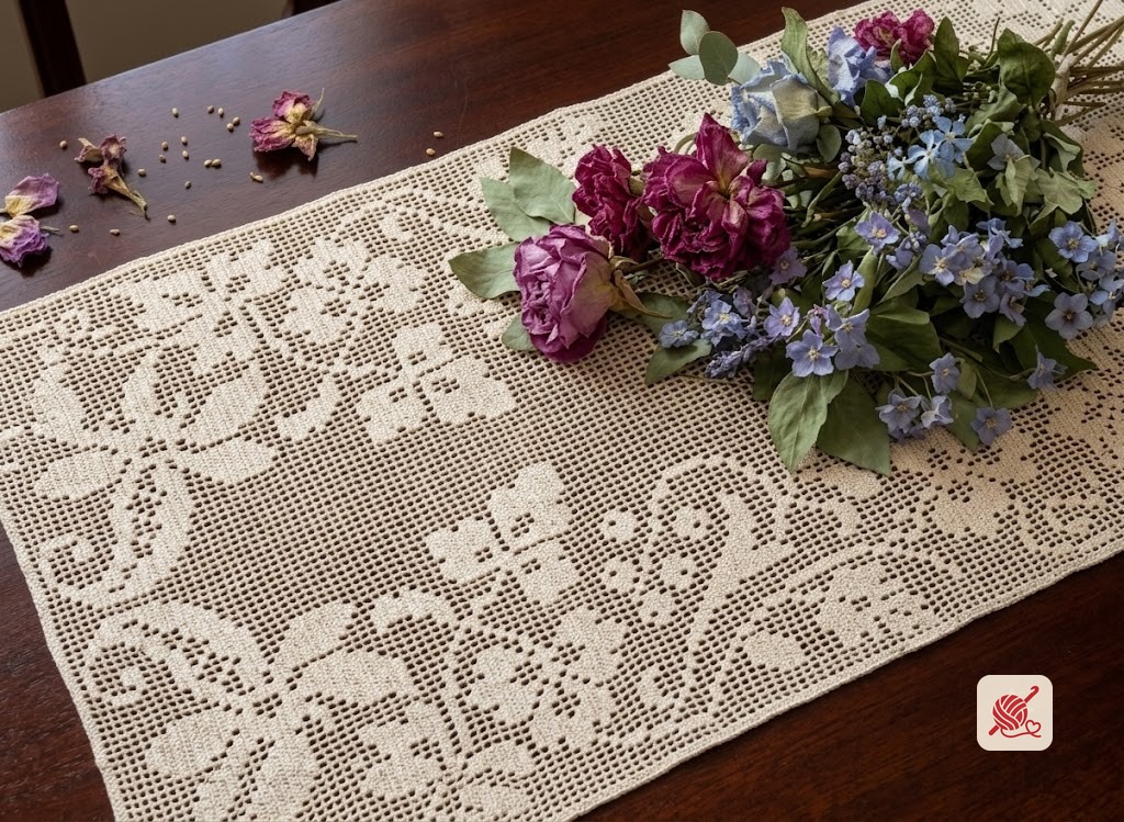 Lace Vine Table Runner Pattern #7613