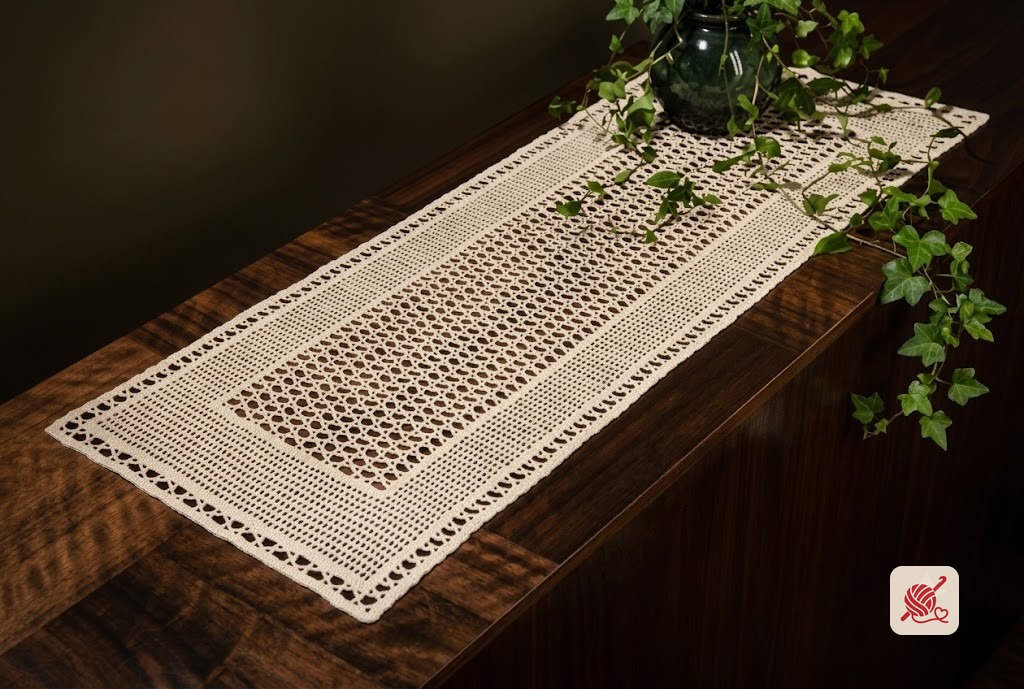Lacet Table Runner Pattern #7001