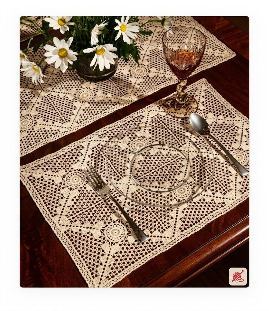 Placemats & Runner Pattern #7712