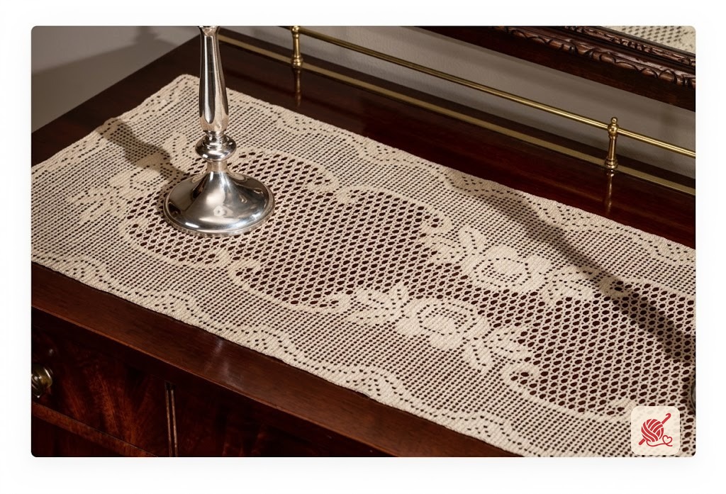 Queen of the Garden Runner Pattern #7399