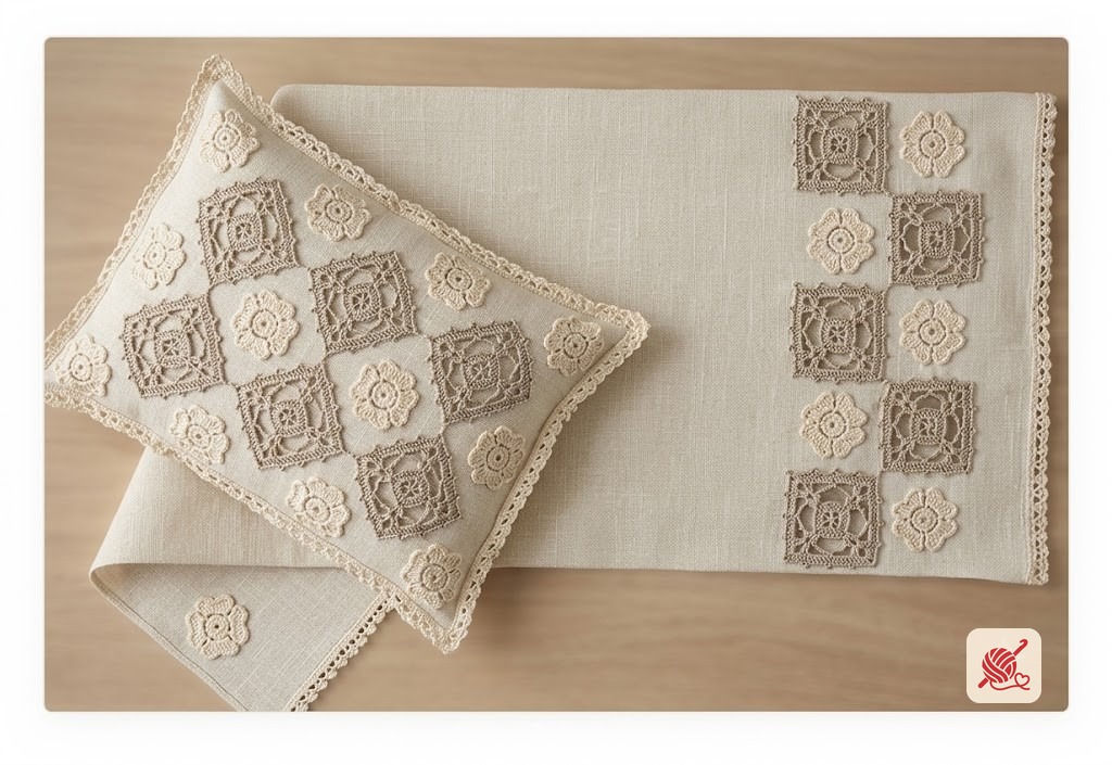 Scarf #6006 and Pillow #5754 Patterns