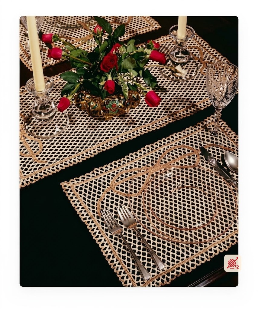 Southern Beau Placemats & Runner Pattern #7708