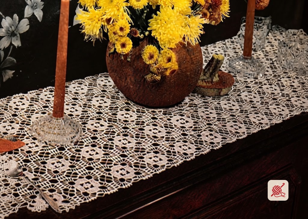 Halloween Fun Buffet Supper Scarf Pattern #7