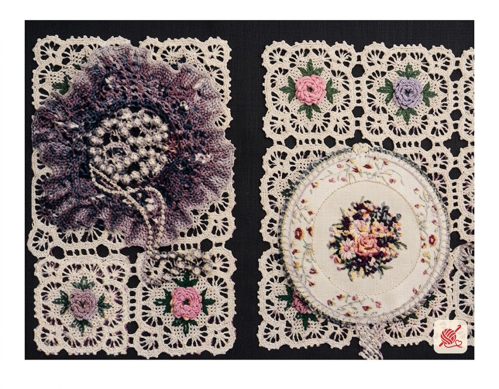 Ranunculus Vanity Set Pattern #5