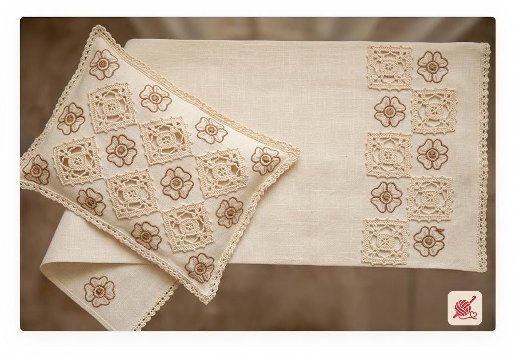 Scarf #6006 and Pillow #5754 Patterns
