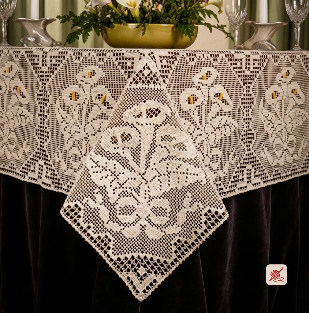 Filet Tablecloth Pattern #2