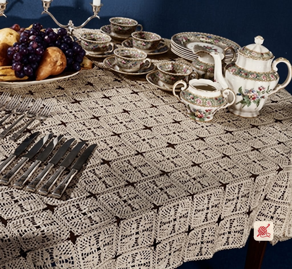 Horn of Plenty Tablecloth Pattern #7330