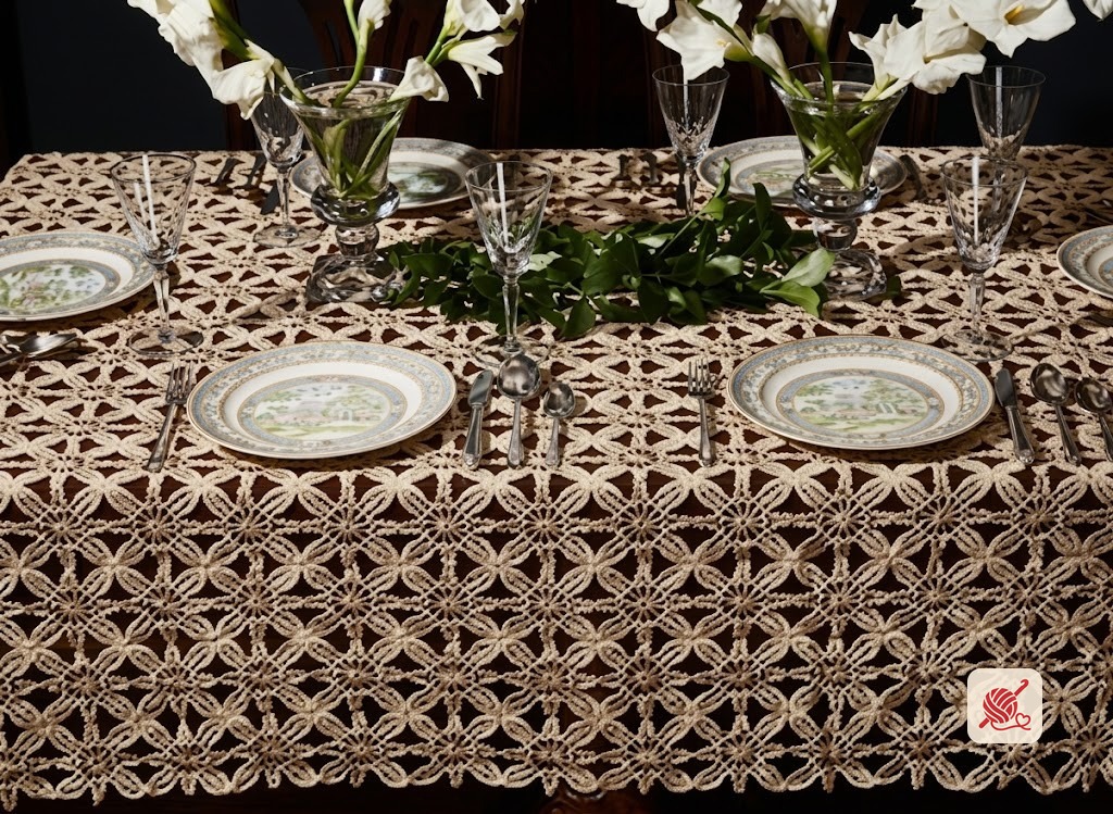 Invitation Tablecloth Pattern #7192