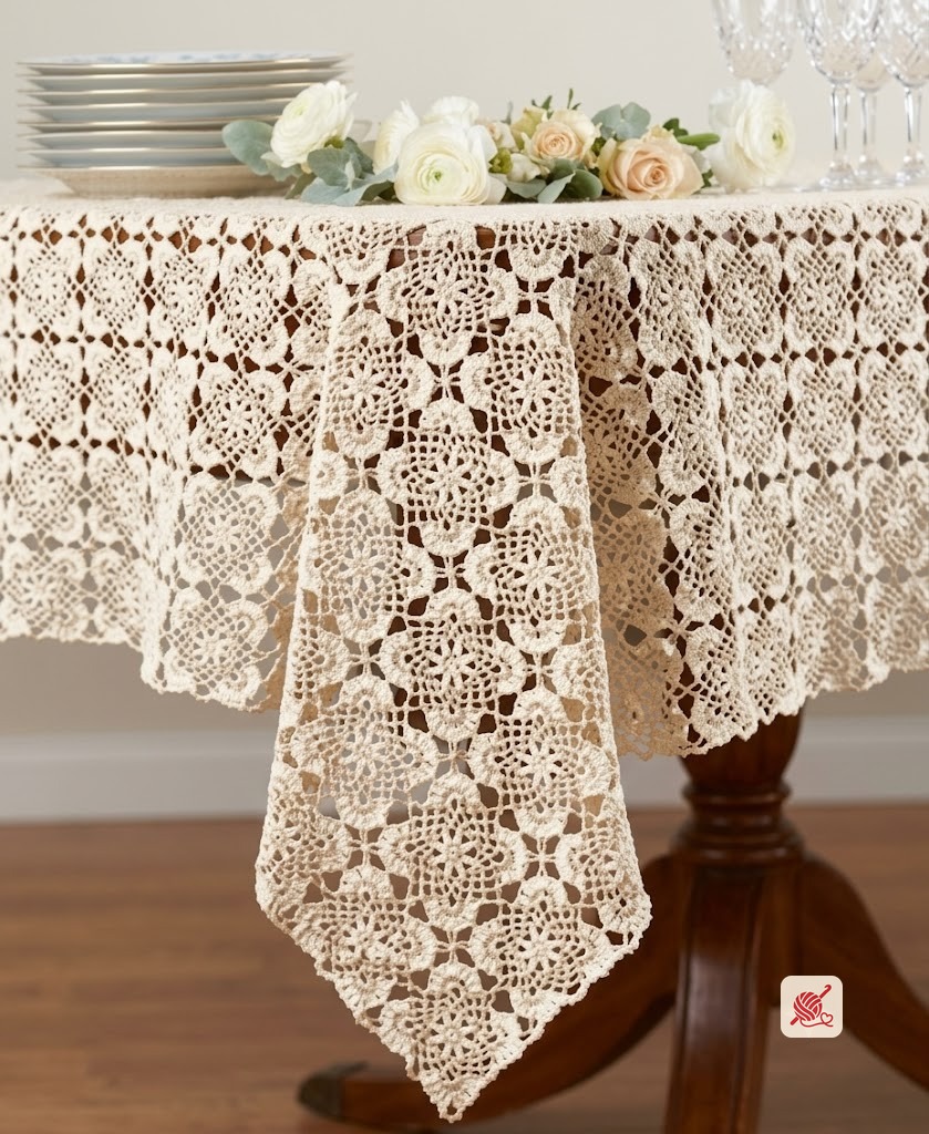 Jonquil Tablecloth crochet pattern