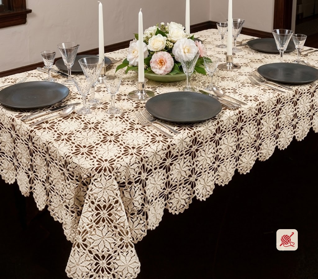 Lucky Star Tablecloth Pattern #7144