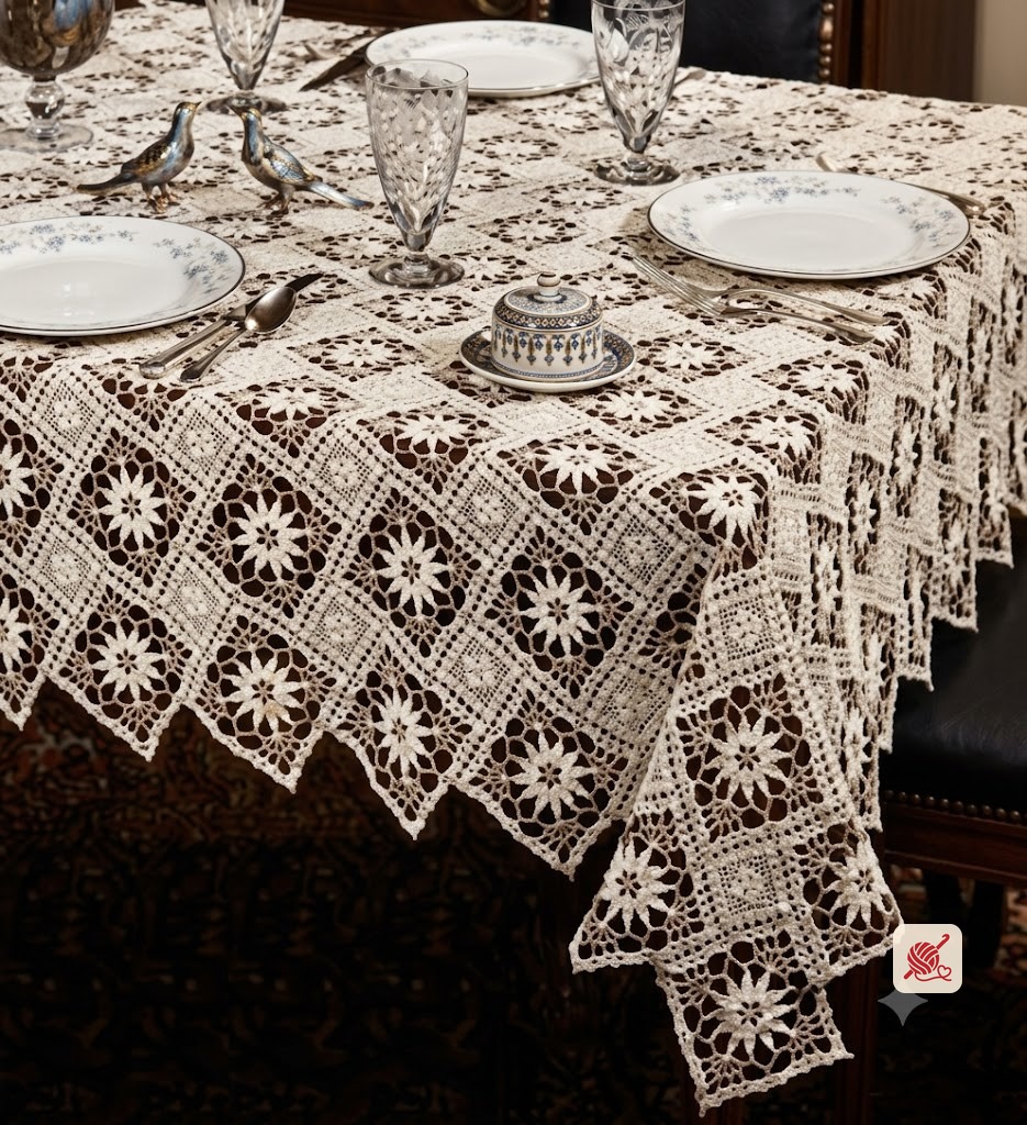 New Angles Tablecloth Pattern #1