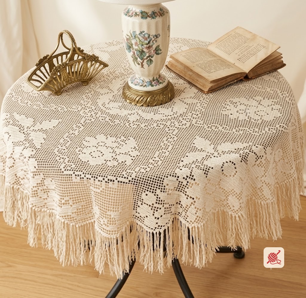 Queen Victoria Tablecloth Pattern #7607