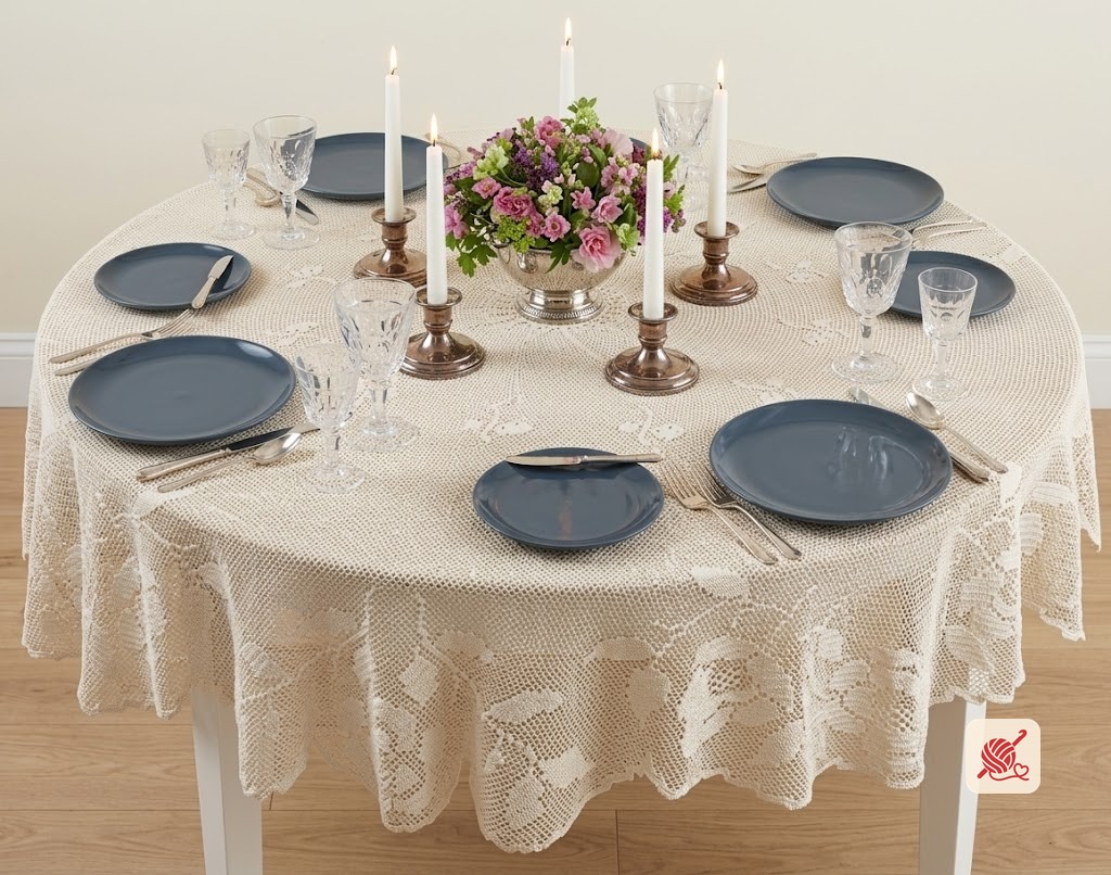 Round Table Tablecloth Pattern #7141