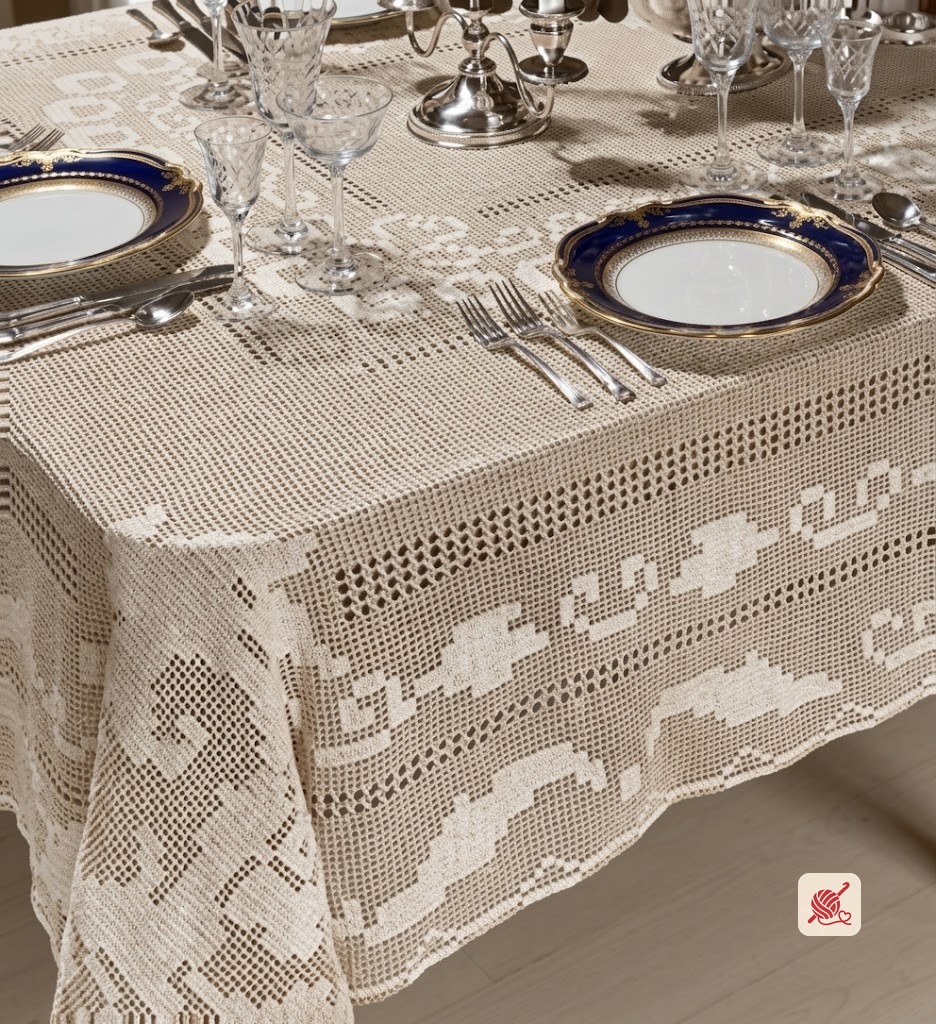 St George and the Dragon Tablecloth Pattern #7195