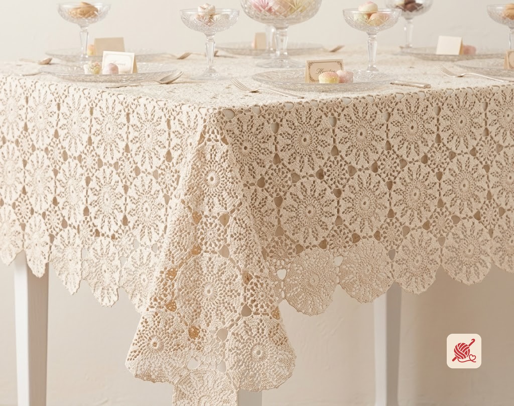 Sunburst Splendour Tablecloth Pattern #7533