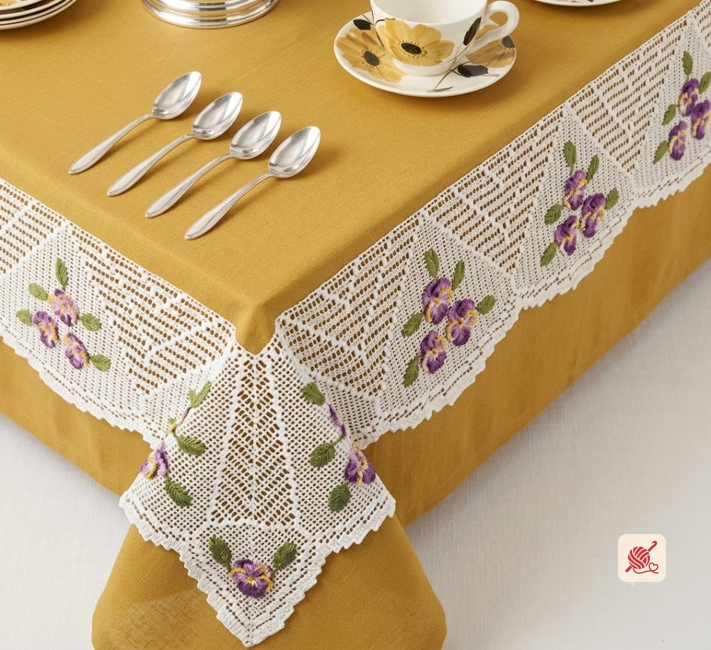 Tea Tablecloth Pattern #3