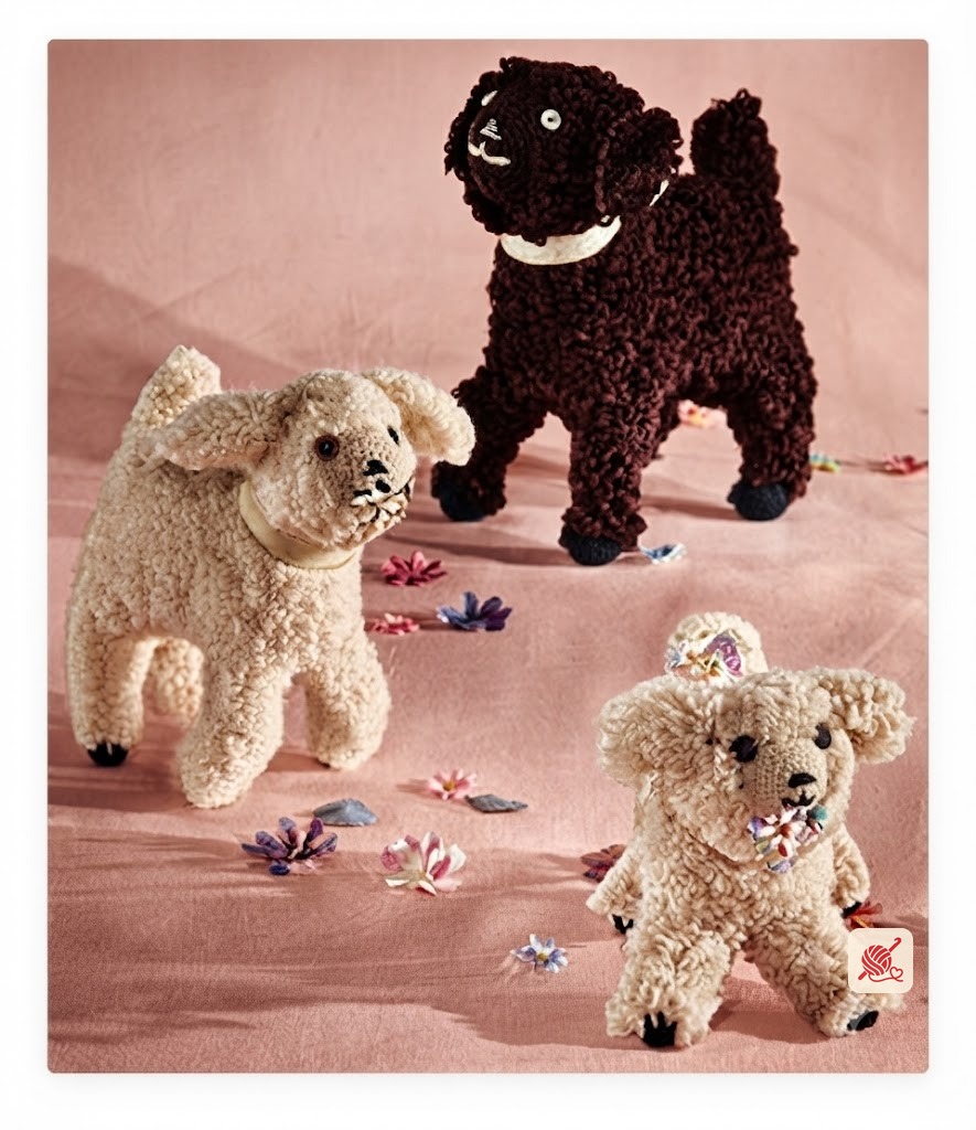 Crocheted Lambs Pattern