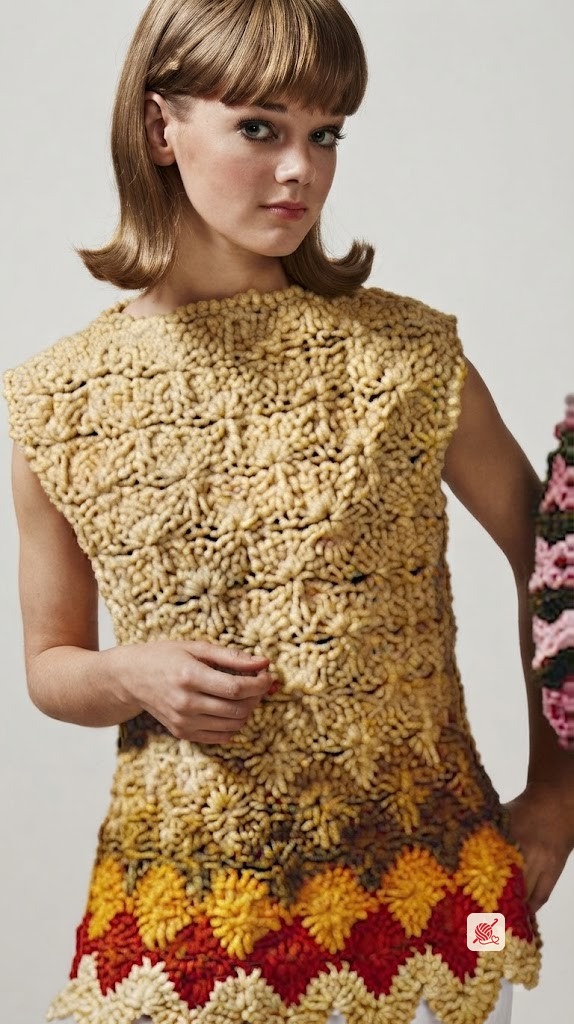 Cluster Stitch Shell Pattern