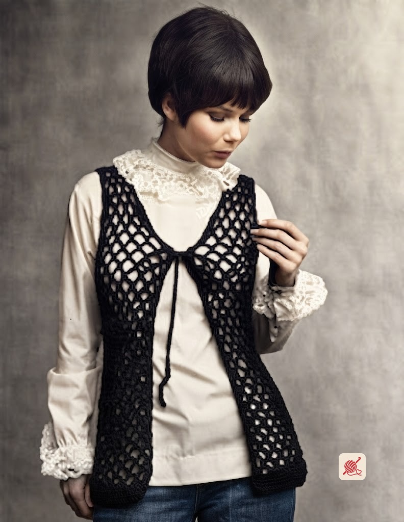 Easy Crochet Vest Pattern | Style No. 7502