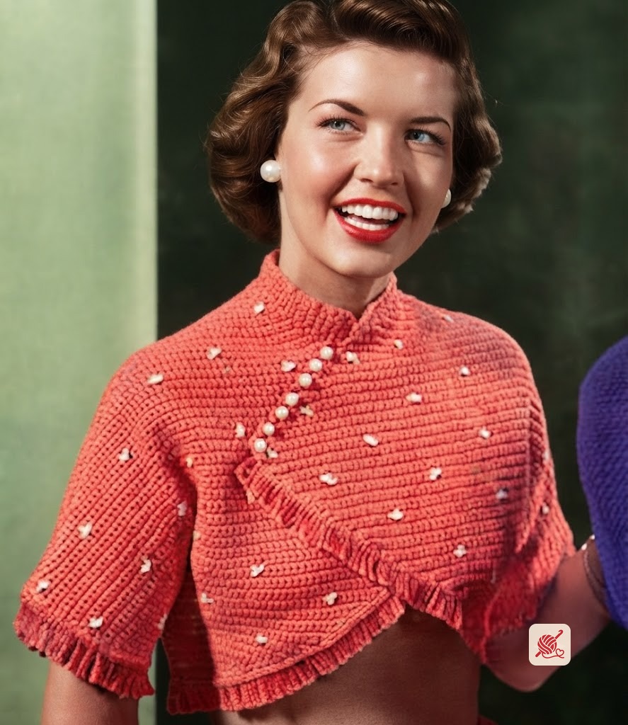 Embroidered Bolero Pattern #S-463