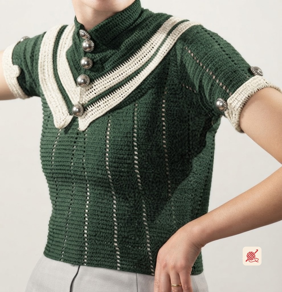 Parisian Striped Blouse Pattern #121