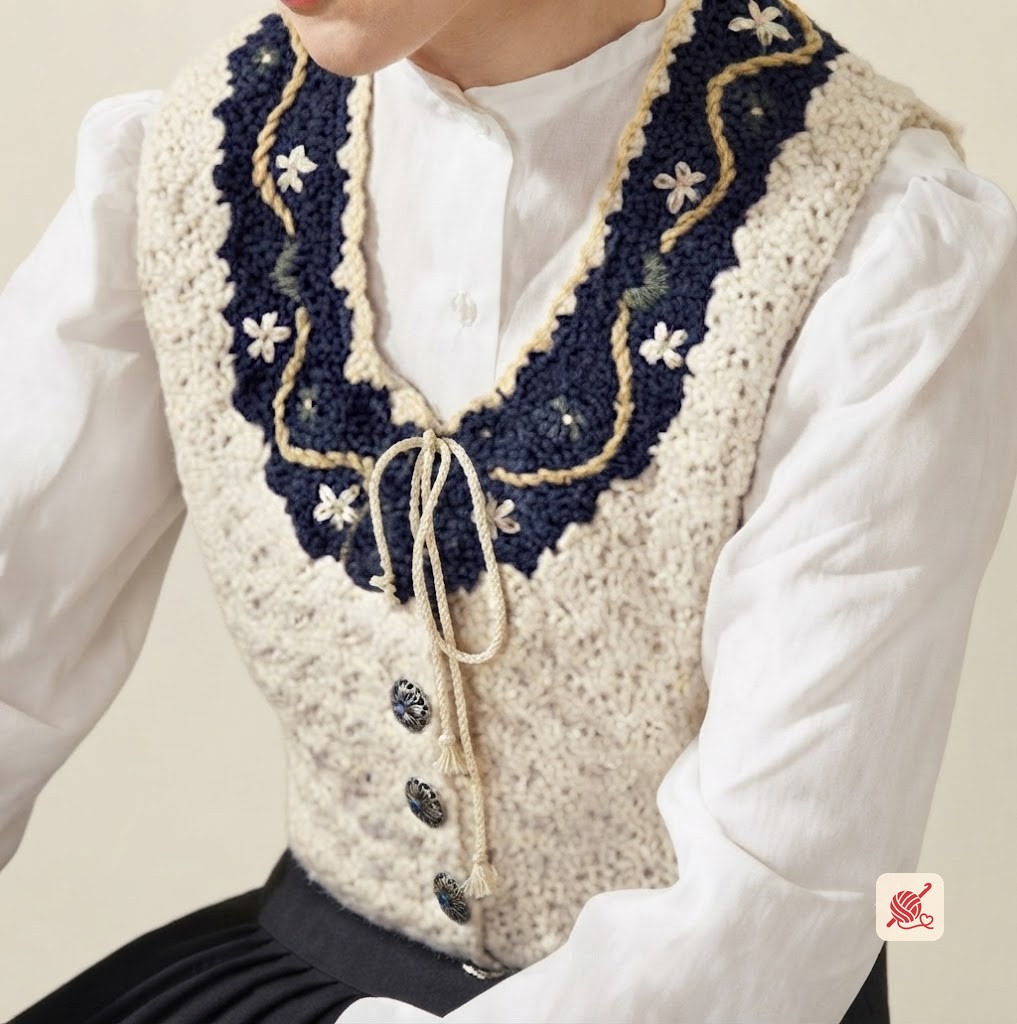 Peasant Gal Vest Pattern #1290