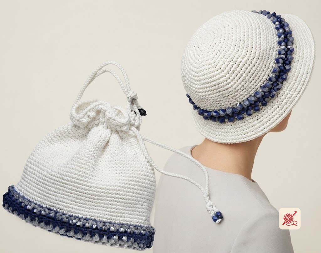 Popcorn Classic Bag crochet pattern