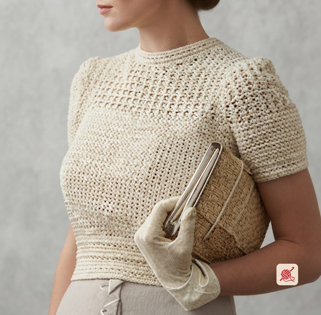 Tea-Time Sweater Pattern #129